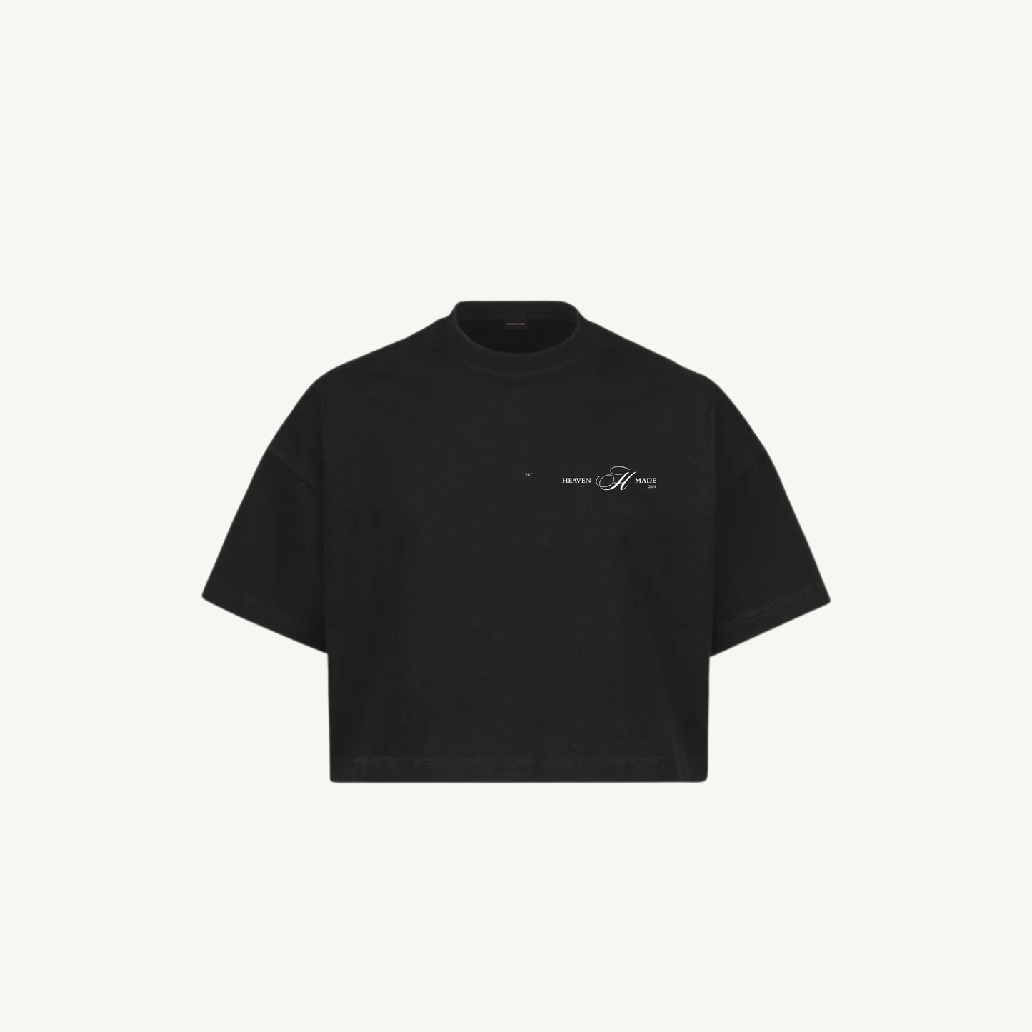 Cropped Tee Noir